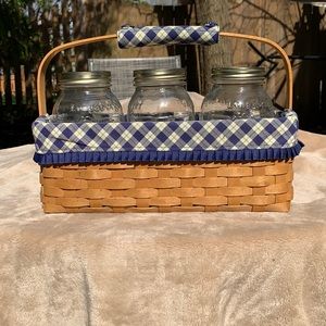 Longaberger 2003 Blue Ribbon Jar Basket